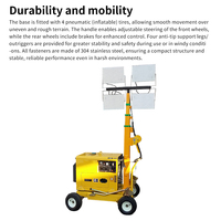 Kreisförmige Turmdrehkran-Lichtquelle, mobiles Generator-Set, Beleuchtungsvorrichtung