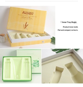Customizable <b>Foldable</b> Book-Style Makeup <b>Box</b> for Powder, Serum, Perfume & Lip Gloss with Flip Lid - Product Image 2