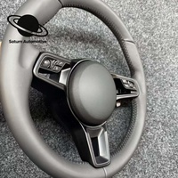 Volant en fibre de carbone pour Porsche 981 991 992 718 Macan Panamera 971 Cayenne Taycan Boxster Cayman GT Macan