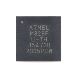 ยี่ห้อใหม่ ATMEGA328P-MU QFN-32 ไมโครคอนโทรลเลอร์ AVR 8 บิต 32KB แฟลชชิป IC - Product Image 1
