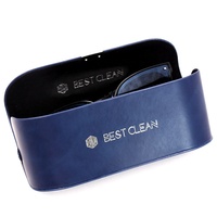 Bestclean Emballage de luxe Logo de lunettes de soleil Petite boîte d'emballage cadeau de lunettes de soleil noires avec logo personnalisé