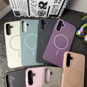 เคสโทรศัพท์แบบบาง เรียบเนียน สำหรับ <span class=keywords><strong>Samsung</strong></span> A55/A56  วัสดุ PC สีสันสดใส ป้องกันการกระแทก พร้อมแม่เหล็กสำหรับ <span class=keywords><strong>Samsung</strong></span> S25 Ultra - Product Image 1