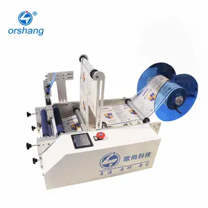 Orshang गर्म बेच अर्द्ध स्वचालित लेबलिंग मशीन स्वयं चिपकने वाला लेबलिंग मशीन स्वत: शराब की बोतल लेबलिंग मशीन