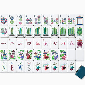 Custom American <b>Mahjong</b> Tile <b>Set</b> Luxury Customized Acrylic Travel <b>Mahjong</b> Game Entertainment Table Game - Product Image 1