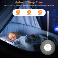 Machine à bruit blanc pour bébé MC-220 en ABS avec lumière LED, haut-parleur Bluetooth et veilleuse, générateur de bruit blanc et de bruit anti-parasitage