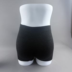 Sous-vêtements de maternité jetables à taille haute en tissu non tissé noir pour femmes, élastiques et amincissants, pour la récupération post-partum - Product Image 5
