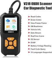 Escáner OBD2 ELM327, Inspección Completa del Vehículo, Lectura y Eliminación de Códigos, Instrumento de Diagnóstico de Fallas Automotrices V318
