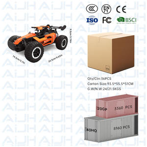 Auto RC de Aleación AiJH Escala 1:16 20km/h Vehículo a Control Remoto de Alta Velocidad Modelo de Carreras y Drift Todoterreno - Product Image 6