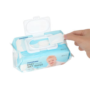Lingettes nettoyantes pour bébé jetables, conception OEM personnalisée, douces, sensibles, pour la peau du nouveau-né, douces, les meilleures lingettes humides - Product Image 3