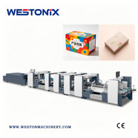 Machine à plier les boîtes à colle thermofusible à grande vitesse automatique WESTONIX, électrique, écologique, multifonctionnelle, haute productivité, pour cartons
