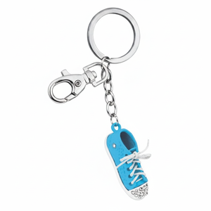 Portachiavi a Forma di Scarpa Sportiva Azzurra, Accessorio Sportivo Senza Confezione - Product Image 2