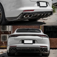 Convient aux modèles Porsche Panamera 971 de 2017 à 2022, kit carrosserie complet en fibre de carbone CMST amélioré et modifié