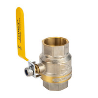 Nouveau Design Levier Forge Femelle Manuel En Laiton Mini Robinet À Tournant Sphérique pour Gaz Naturel