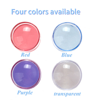 Tampon transparent en silicone de 3.8cm avec plaque en plastique grattoir outils d'estampage de bricolage avec pochoir à polir