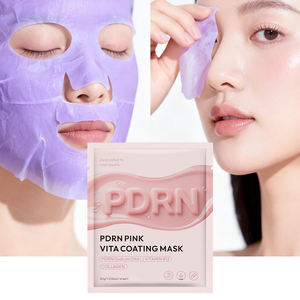 Masque facial hydratant et éclaircissant en feuille à la lavande, vitamines B12 et C, PDRN, collagène d'ADN de saumon et revêtement chimique, fabriqué en Chine - Product Image 1