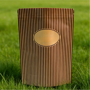 Sacs à café personnalisés avec valve et fermeture éclair transparents 250G Emballage de grains de café Fenêtre transparente montre le produit frais - Product Image 1