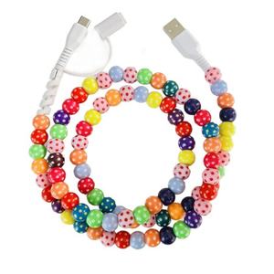 Cavo di ricarica rapida USB Type-C con perline a tema calcio, per tifosi di calcio di 48 squadre nazionali, accessori da calcio, modello 2026 - Product Image 5