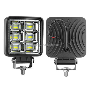 Piezas automotrices, foco <span class=keywords><strong>Led</strong></span> para coche, Luz antiniebla <span class=keywords><strong>de</strong></span> conducción <span class=keywords><strong>de</strong></span> 12V, 4 pulgadas, 48leds, 144W, luz <span class=keywords><strong>de</strong></span> trabajo <span class=keywords><strong>LED</strong></span> cuadrada para coche, luces para <span class=keywords><strong>autos</strong></span> - Product Image 1