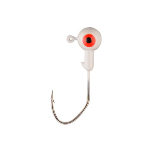 Hameçons de pêche à la ligne en stock, vente chaude, tête de jig en forme de boule, jighead peint, hameçon en forme de faucille, jig pour leurres nageurs - Product Image 1