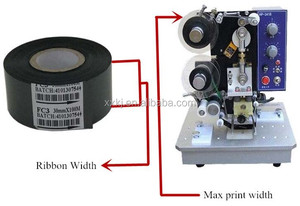 <span class=keywords><strong>Fc3</strong></span> Aanpasbare Grootte 30Mm X 100M Leesbaar Datumcodering Black Hot Stempel Lint Voor Coder Printer Machine - Product Image 5