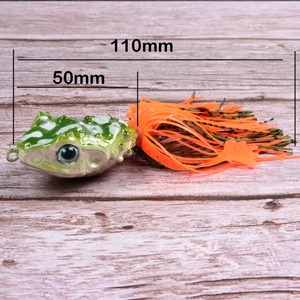 New 22 mà<span class=keywords><strong>u</strong></span> sắc ếch câ<span class=keywords><strong>u</strong></span> cá thu hút 5cm 11g đôi câ<span class=keywords><strong>u</strong></span> cá móc mềm ếch thu hút nhân tạo câ<span class=keywords><strong>u</strong></span> cá thu hút nổi mồi mềm - Product Image 5