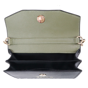 Custom Fashion Pebbled Texture Flap Crossbody Bag Metal Chain <b>Strap</b> Evening Clutch Purse - Product Image 6