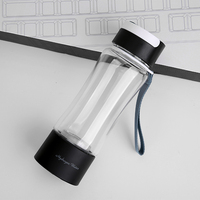 380ml PEM Bouteille d'eau riche en hydrogène Gobelet en plastique Tritan avec option de respiration à l'hydrogène