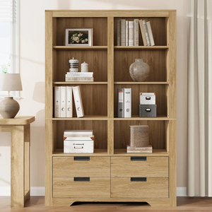 Estantería Estilo Rústico con 4 Cajones, Mueble de Almacenamiento Grande para Sala de Estar o Cocina - Product Image 3
