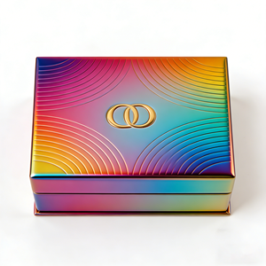 Strong Magnet Foldable Hard Paper Perfume <b>Box</b> with Four-Color Printing & Gold Foil Survives Rough Shipping - Product Image 4
