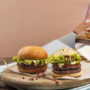 <span class=keywords><strong>Teppanyaki</strong></span> Burger Turner Steak Espátula Barbacoa Asar Acero inoxidable Filete Freír Pancake Bbq Grill Espátula para utensilios de cocina - Product Image 2