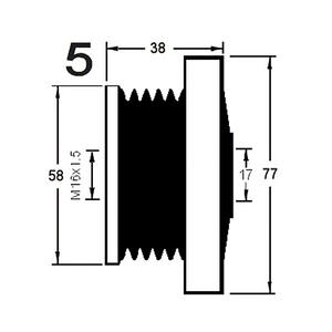 Dispositif de roue libre pour alternateurs compatible avec RENAULT CLIO II 1.5 dCi (SB07) Diesel (KW : 48, HP : 65) de 06-2001 KUHNER - Product Image 3