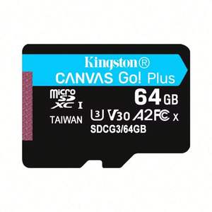 Carte mémoire SD haute vitesse pour Kingston 64 Go 128 Go 256 Go Canvas Go Plus, carte mémoire SD 170 Mo/s 64 Go 128 Go TF pour téléphone - Product Image 2