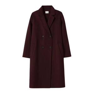 เสื้อโค้ทขนยาวผ้าขนอูฐ, เสื้อคลุมขนยาวผ้าแคชเมียร์กันลมฤดูใบไม้ร่วงฤดูหนาว - Product Image 2