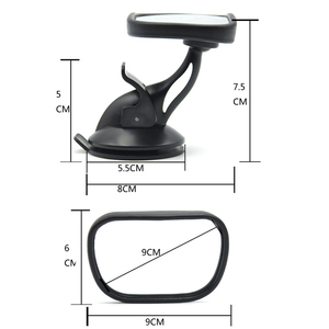 Specchietto per <span class=keywords><strong>auto</strong></span> per bambini, sedile posteriore per bambini specchietto retrovisore per bambini/neonato sul sedile posteriore-ventosa di sicurezza a prova di frantumi - Product Image 1