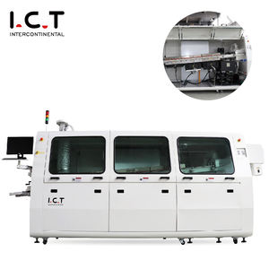 Machine à souder à la vague entièrement automatique à double PCB THT Machine à souder SMT Assemblage sans plomb Équipement de soudure à la vague à l'azote - Product Image 3