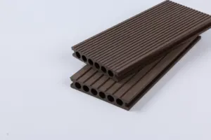 WPC DIY Board decking Gỗ nhựa composite(WPC) decking/sàn Thiết kế sàn gỗ dễ dàng cài đặt giá thấp