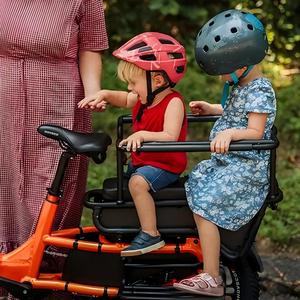 Vélo cargo électrique à longue queue pour usage urbain et familial, 2-3 sièges pour enfants et animaux, vélo cargo électrique grande capacité - Product Image 5