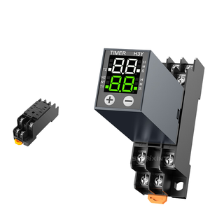 Group Style H3Y-2-A Sealed Miniature Digital <b>Time</b> Relay Dual Display Instantaneous <b>Delay</b> 0.1s-99H 2NO+2NC Contacts 8P <b>Switching</b> - Product Image 1