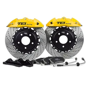 Tei Remmen Voorrem Kit 4 Zuiger Remklauw Met 2 Stuk Vented Disc Rotor 355X32Mm voor Cadillac Ats 2013-2019