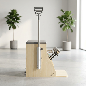 Silla de Pilates Wunda Profesional de Madera de Arce Canadiense con Resortes Ajustables, Equipo de Estabilidad de Lujo para Estudio de Yoga - Product Image 3