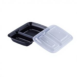 Contenitore Rettangolare in PP Serie Jf da 58oz con Coperchio, Design Minimalista per Alimenti, da Viaggio, Stampato a Iniezione, per Cucina e Asporto - Product Image 1
