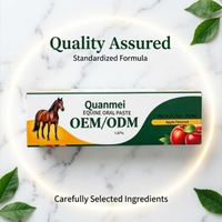 Pâte nutritionnelle équine aromatisée à la pomme 1,87 % – Supplément nutritionnel équin – Commandes en gros personnalisées OEM