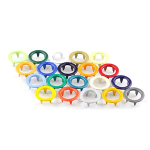 Bé Jumpsuit nút 9.5mm Brass màu sơn Vòng prong Snap Nút - Product Image 2