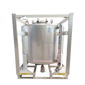 تخصيص 800L 1000L فولاذ مقاوم للصدأ قابل للتكديس دائري من IBC للمواد الكيميائية - Product Image 5