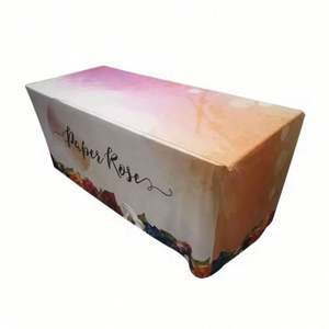 Nappe de couverture de table jetable directe d'usine pour l'événement nappe imprimée de Logo personnalisé Logp personnalisé - Product Image 2