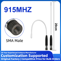 Antenne souple à longue portée verticale 915 MHz 10dBi avec connecteur S-MA mâle, entièrement flexible, pour modules sans fil IoT LoRa GT-800