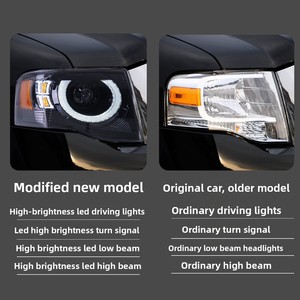 TYPY New for for Expedition Conqueror 2007-2010 <b>LED</b> <b>Headlight</b> Assembly 6000K 12V - Product Image 3