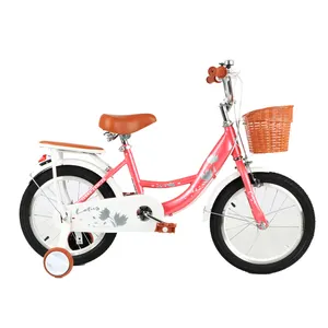 High Quality 12 inch Steel Frame Kids Girls Bike With Training Wheel 12 14 16 Inch Children Bicycle