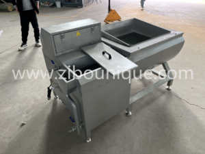 Laveuse commerciale inclinable pour laitues, choux, tomates et légumes, idéale pour le lavage des fruits flottants - Product Image 4
