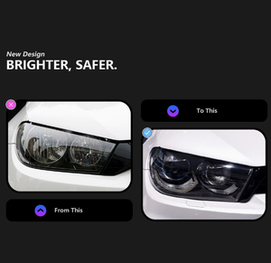 AURON 2009-2015 VW Scirocco LED Low Beam Headlamp <b>Plug</b> Play 12V 36W 6000 lm 6000K <b>Universal</b> Fitment 6 Months New - Product Image 2